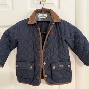 Ralph Lauren Kids Navy Quilted Jacket
